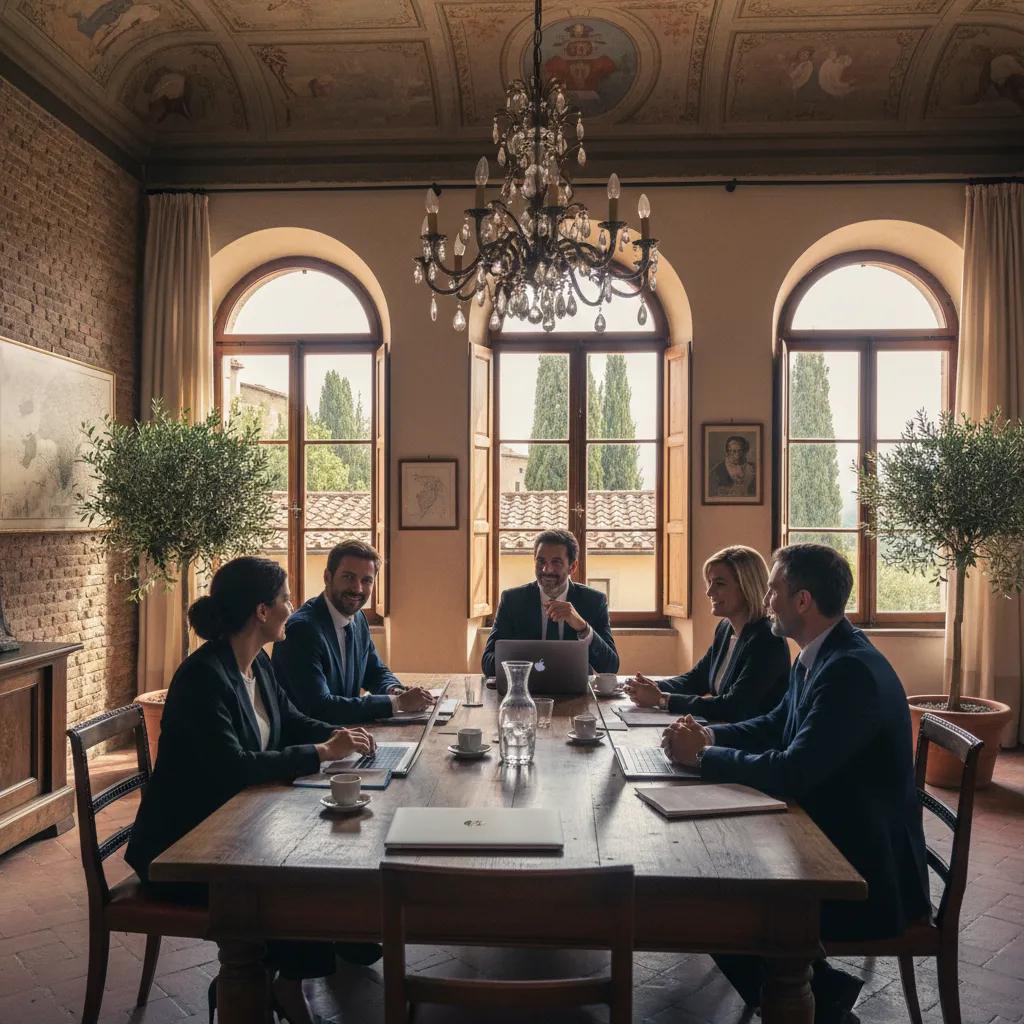 L'équipe francophone d'Aller en Italie accompagnant des clients
