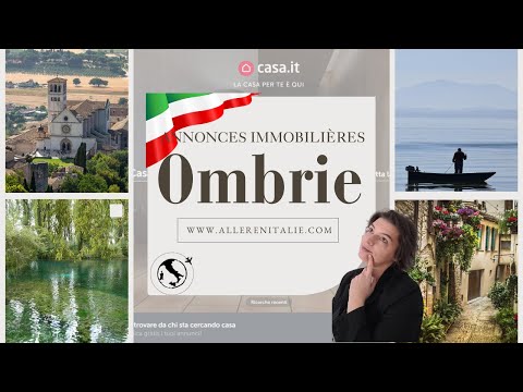 Les annonces immobilieres en Ombrie-Italie