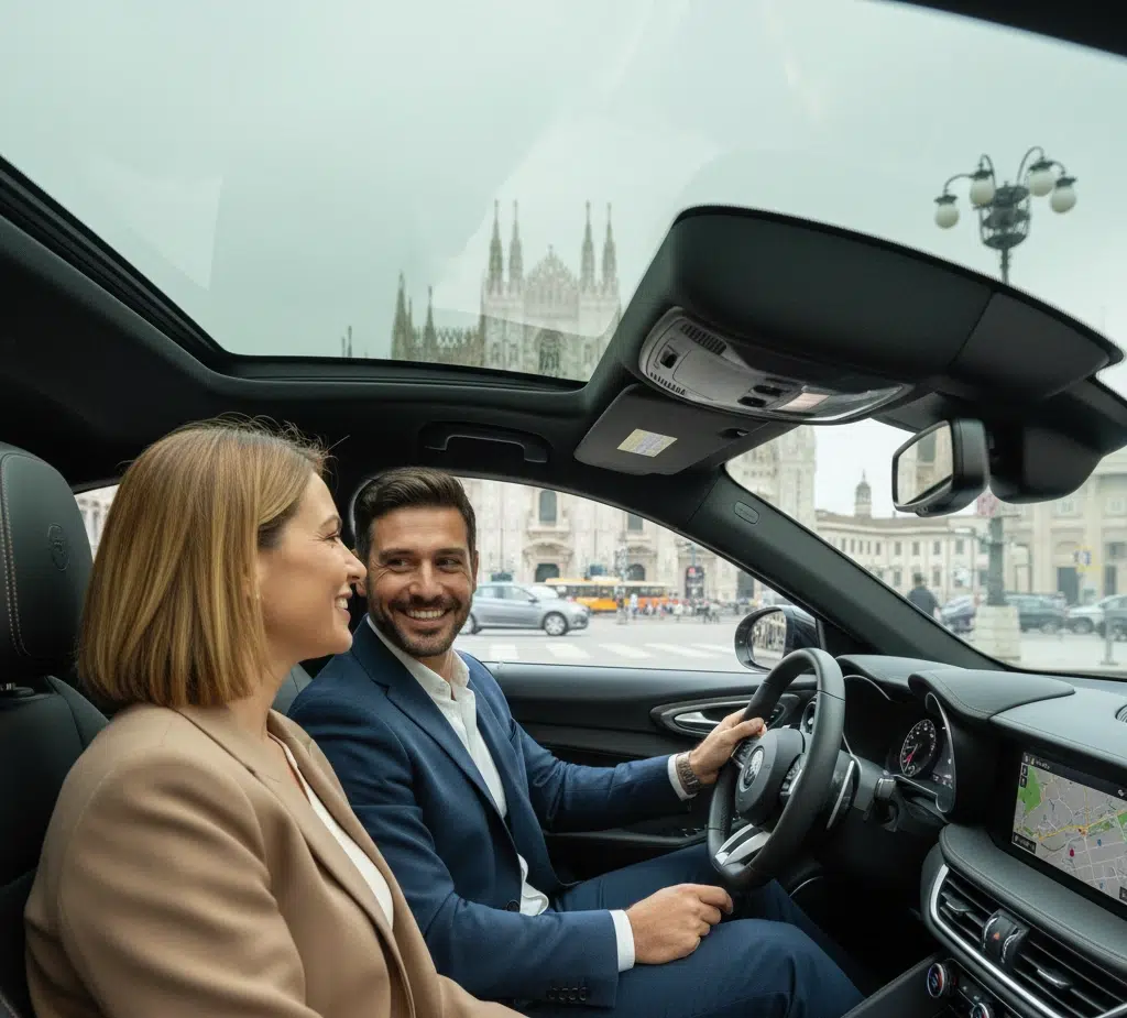 louer une voiture à Milan-italie