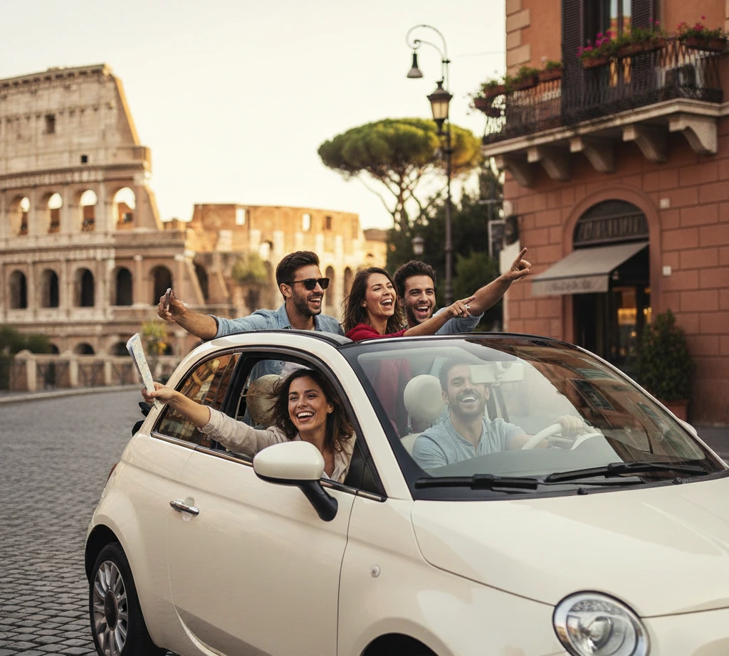 louer une voiture à Rome