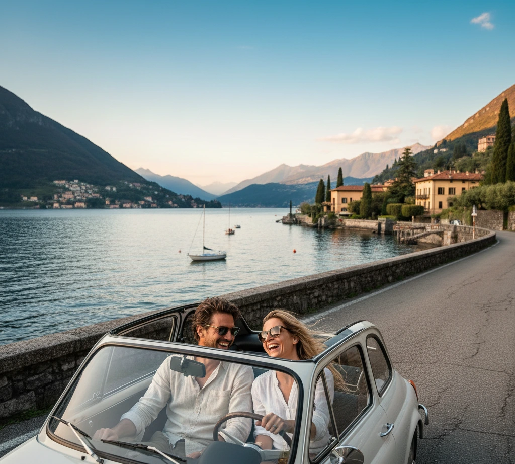 louer une voiture sur le lac de come italie