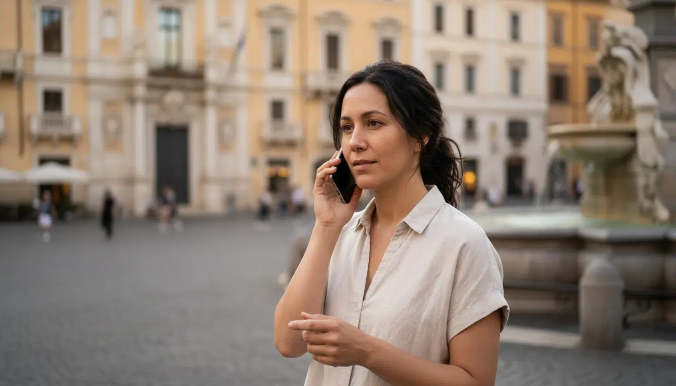 composition d'un numéro de téléphone en Italie avec l'indicatif +39