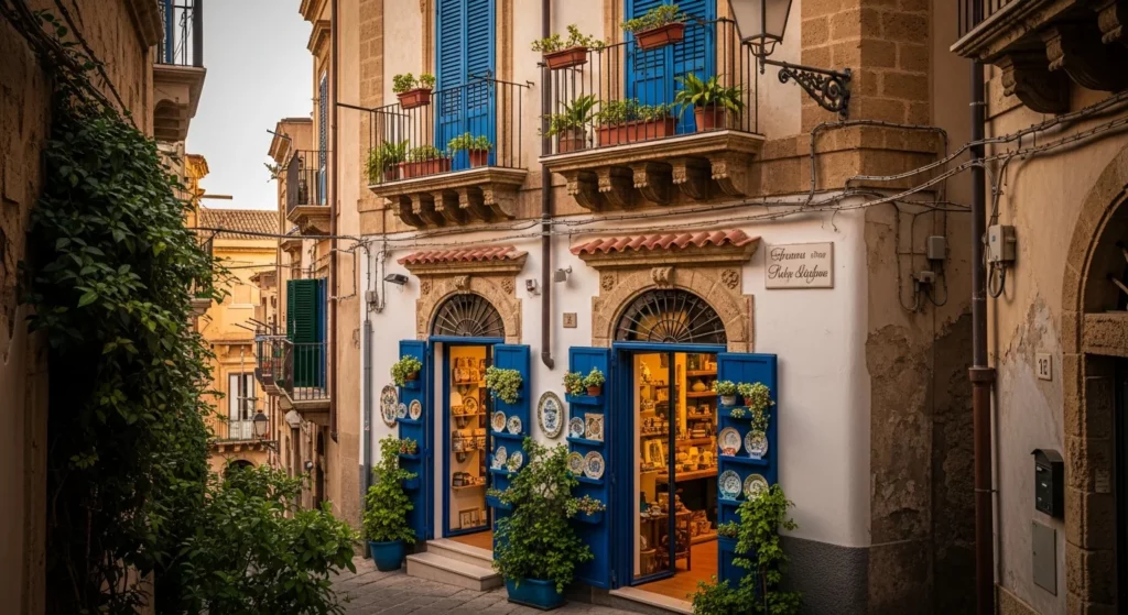 Vie des quartiers de palerme. Ruelles de Palerme.