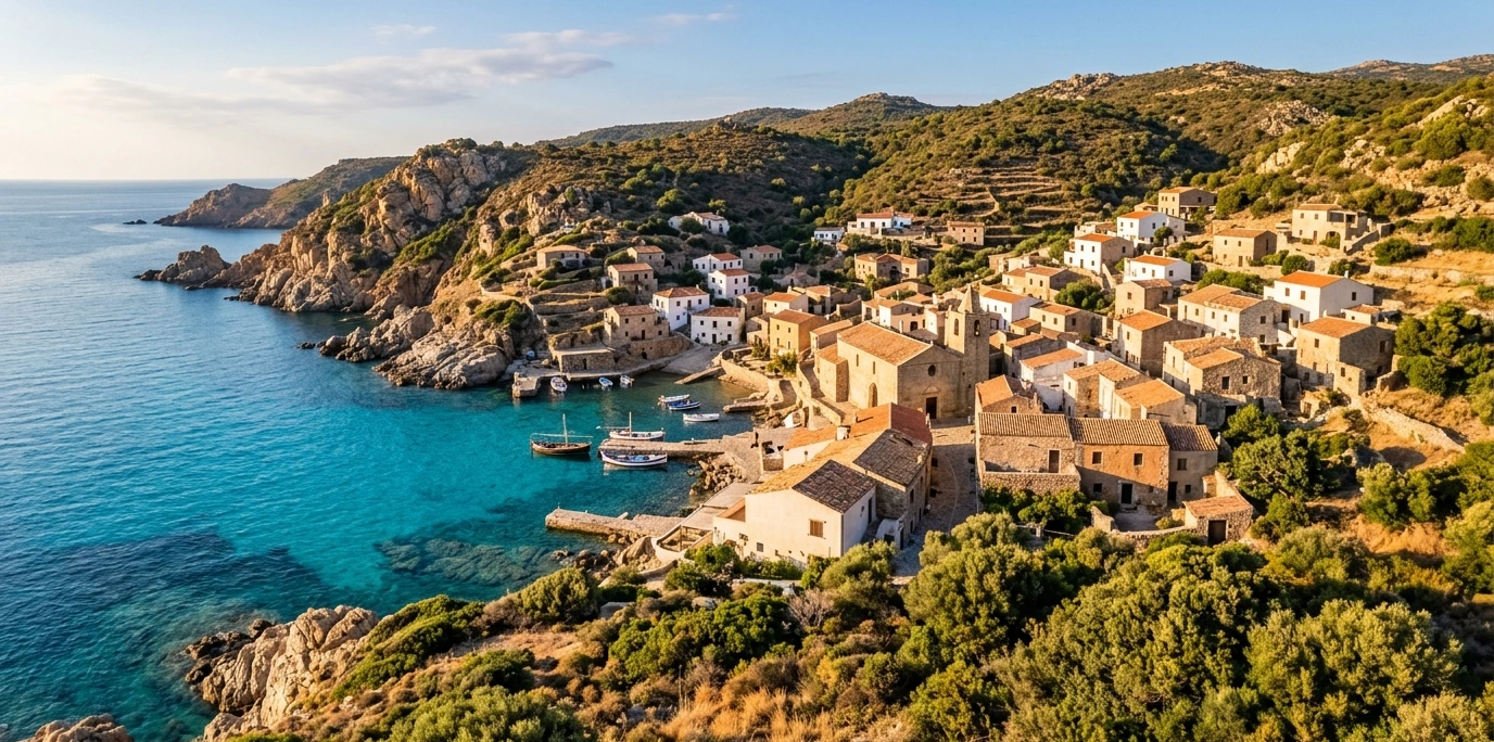 La Sardaigne compte plus de 1 800 km de côtes et des villages authentiques qui séduisent de plus en plus d'acheteurs francophones